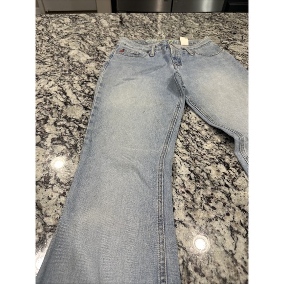Vintage Mudd Jeans 90s Y2K Flare Leg Denim Jeans Sz 7 - Picture 10 of 16